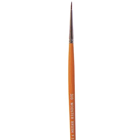 Wooster #3/0 Artist Red Sable Bristle, Paint Brush F1627